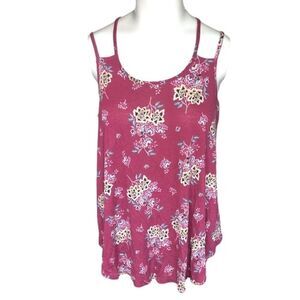 Hippie Rose size small double strap floral top